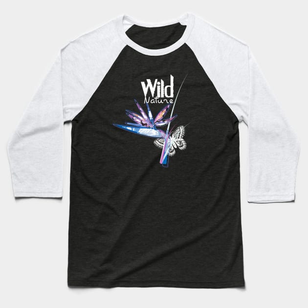 Wild Nature Baseball T-Shirt by XOOXOO